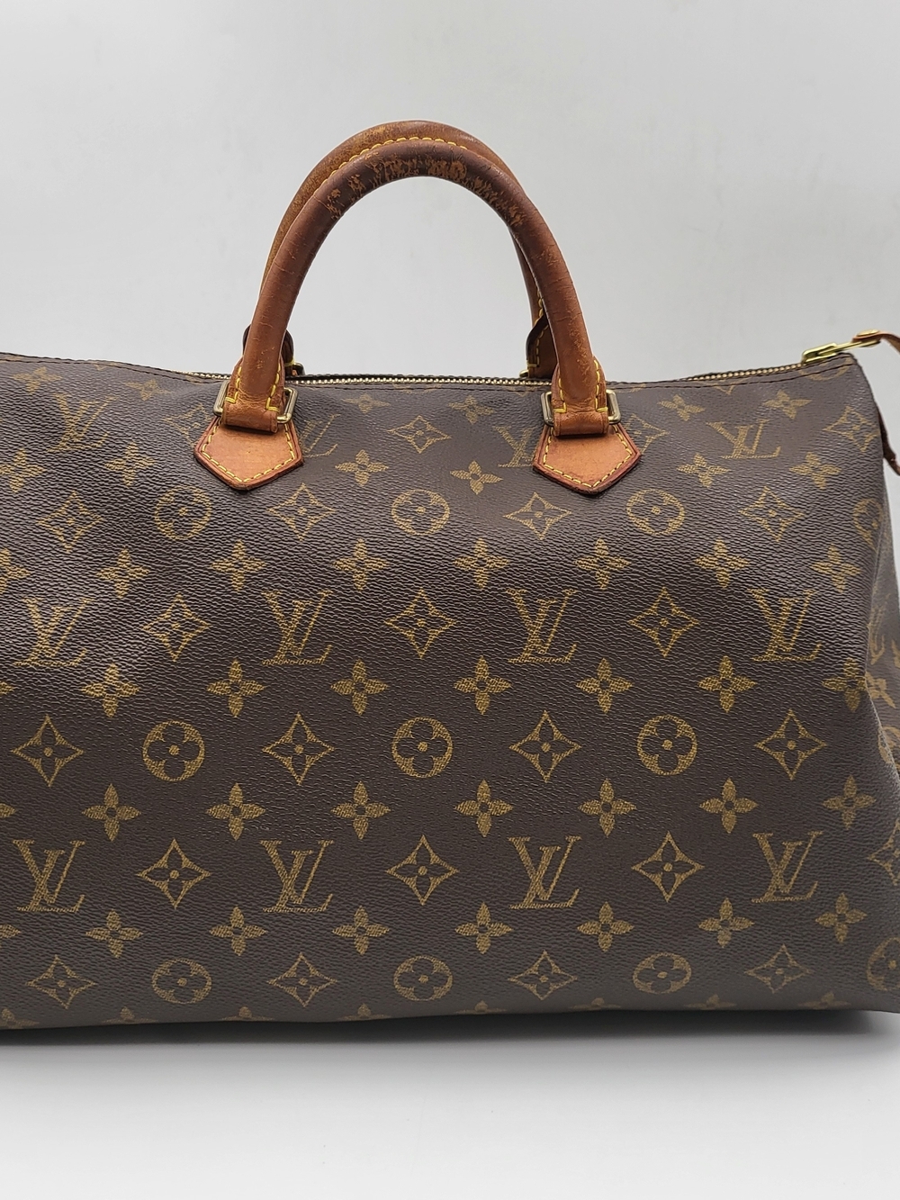 Louis Vuitton Monogram Canvas Speedy 35, Authentic, Vintage France 2002.. - Picture 3 of 16